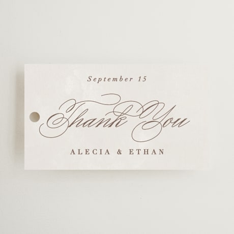 Wedding Favor Tags