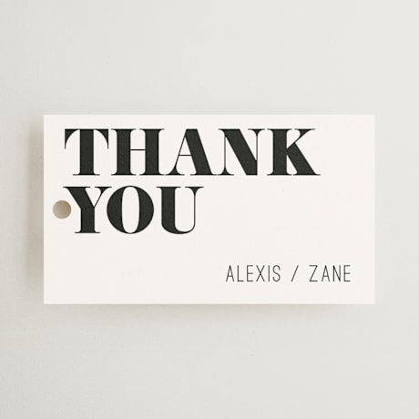 Wedding Favor Tags
