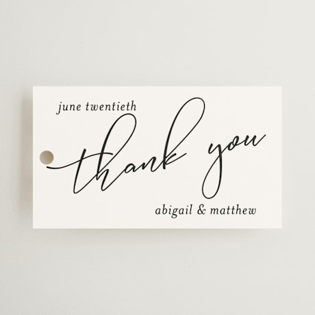 Wedding Favor Tags