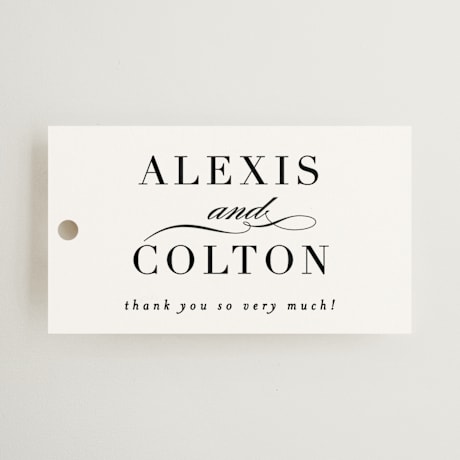 Wedding Favor Tags