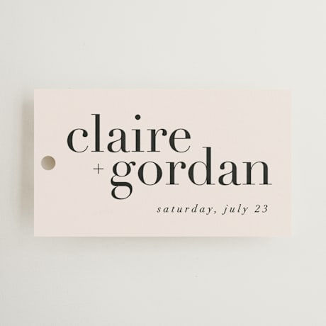 Wedding Favor Tags