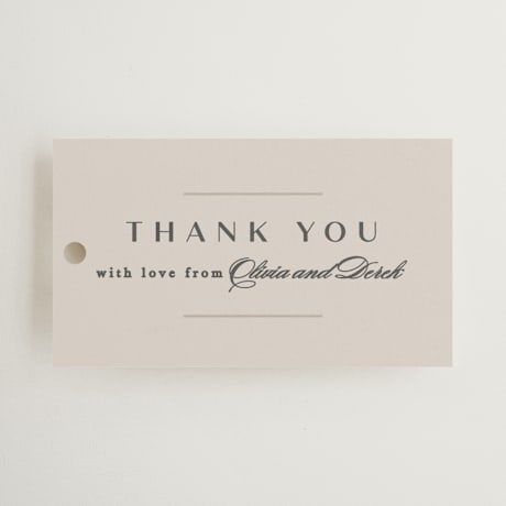 Wedding Favor Tags