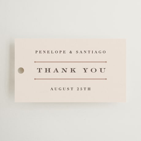 Wedding Favor Tags