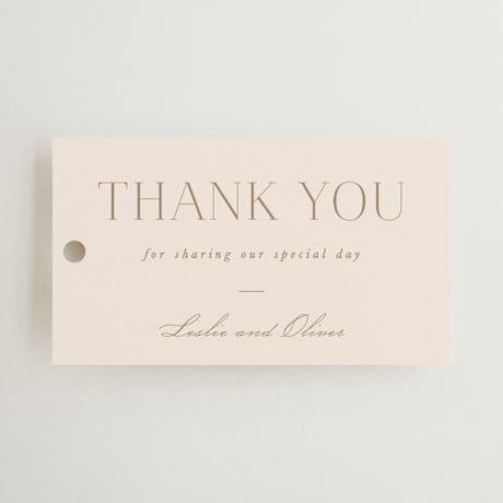 Wedding Favor Tags