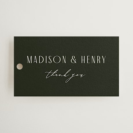 Wedding Favor Tags