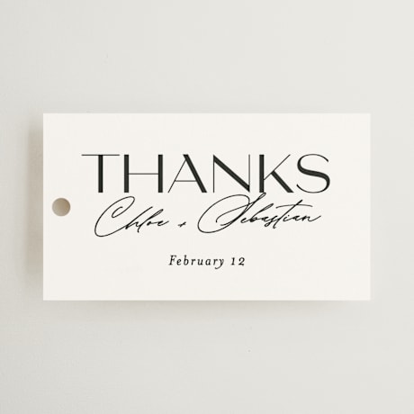 Wedding Favor Tags