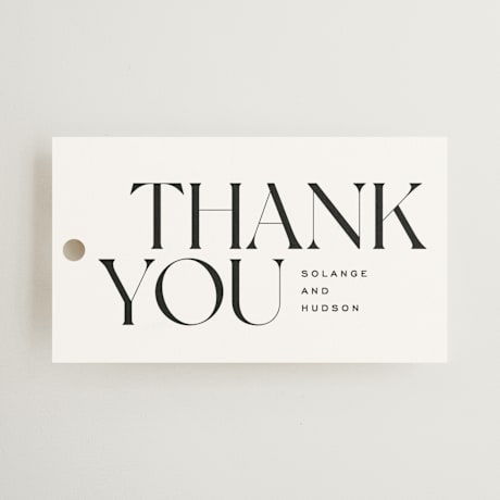 Wedding Favor Tags