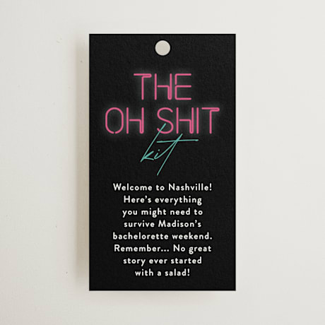 Bachelorette Party Favor Tags