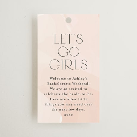 Bachelorette Party Favor Tags
