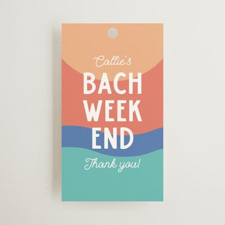 Bachelorette Party Favor Tags