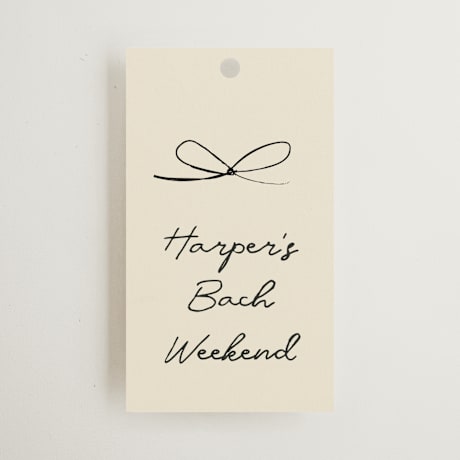 Bachelorette Party Favor Tags