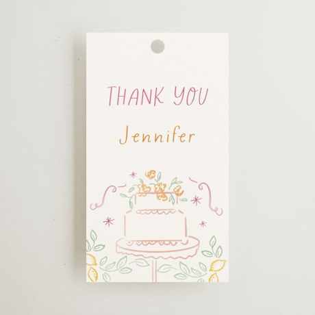 Bridal Shower Favor Tags