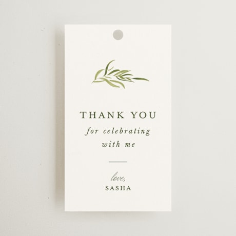 Bridal Shower Favor Tags