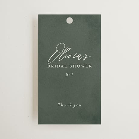 Bridal Shower Favor Tags