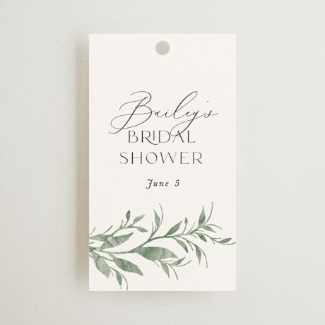 Bridal Shower Favor Tags