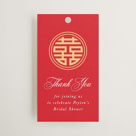 Bridal Shower Favor Tags