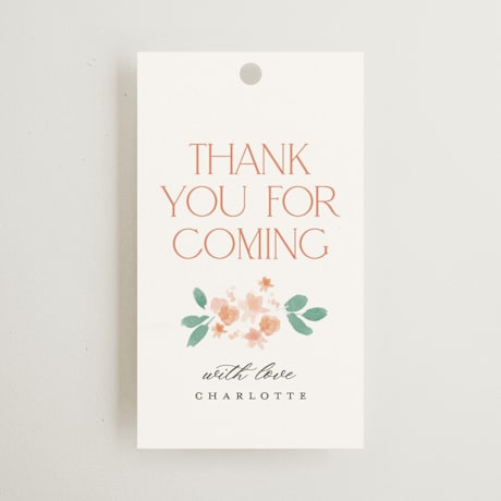 Bridal Shower Favor Tags