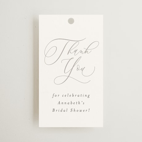Bridal Shower Favor Tags