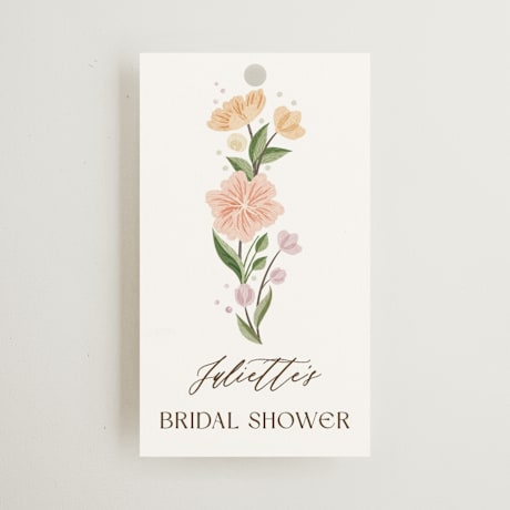 Bridal Shower Favor Tags
