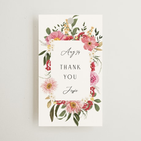 Bridal Shower Favor Tags