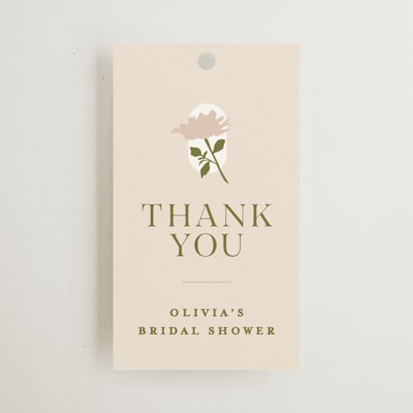 Bridal Shower Favor Tags