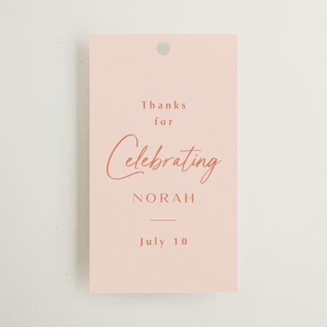 Bridal Shower Favor Tags