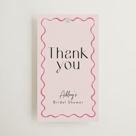 Bridal Shower Favor Tags