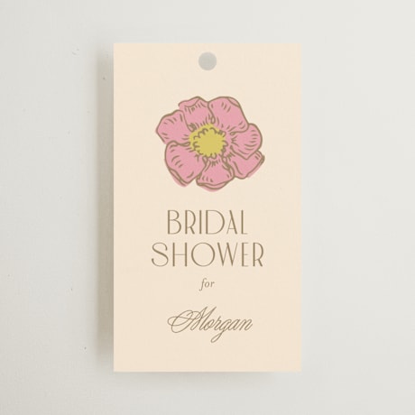 Bridal Shower Favor Tags