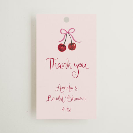 Bridal Shower Favor Tags