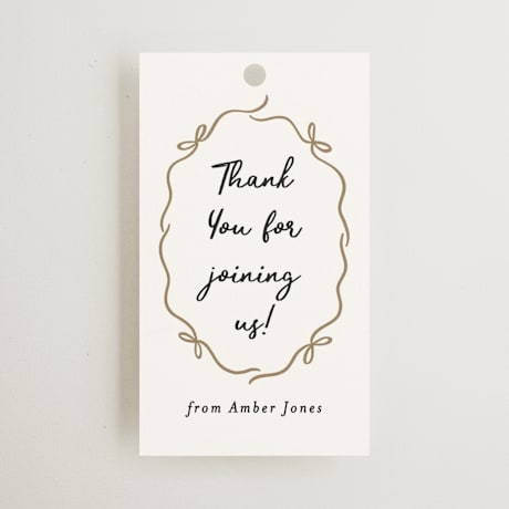 Bridal Shower Favor Tags