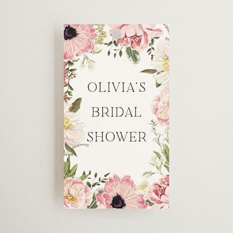 Bridal Shower Favor Tags
