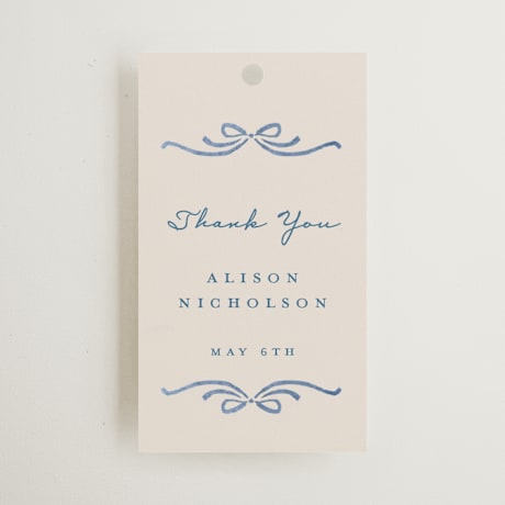 Bridal Shower Favor Tags