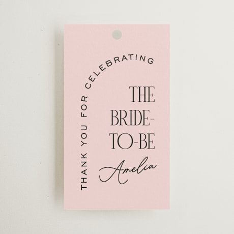 Bridal Shower Favor Tags