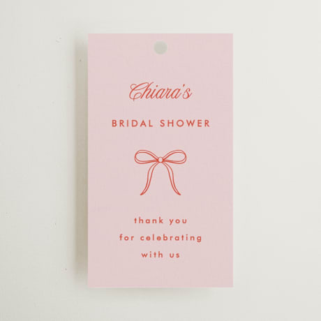 Bridal Shower Favor Tags