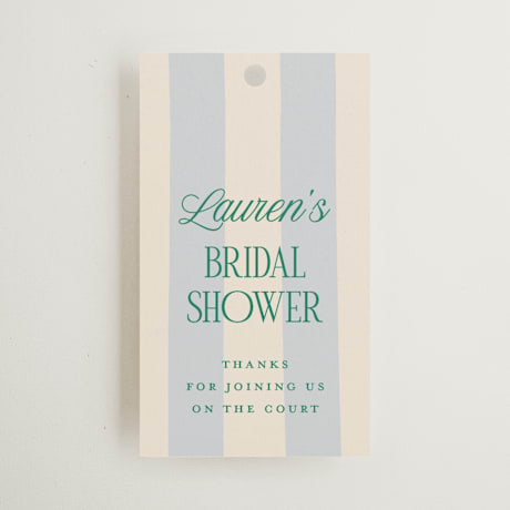 Bridal Shower Favor Tags