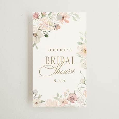 Bridal Shower Favor Tags
