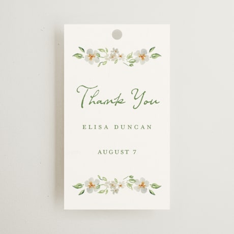 Bridal Shower Favor Tags