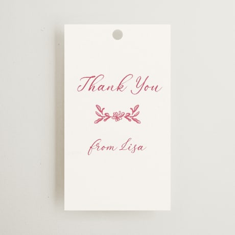 Bridal Shower Favor Tags