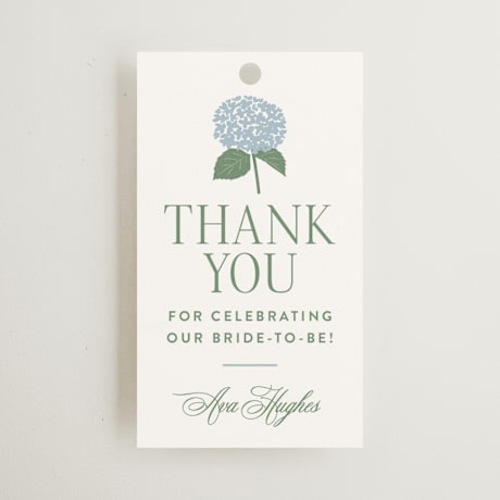 Bridal Shower Favor Tags