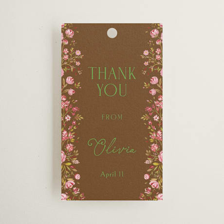 Bridal Shower Favor Tags