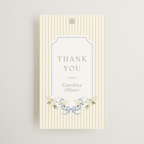 Bridal Shower Favor Tags