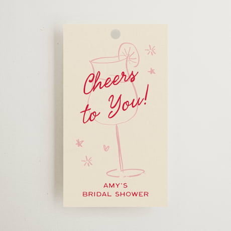 Bridal Shower Favor Tags