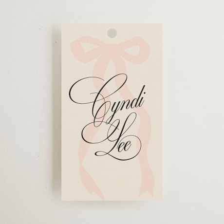 Bridal Shower Favor Tags