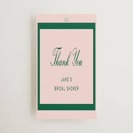 Bridal Shower Favor Tags