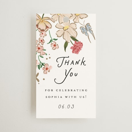 Bridal Shower Favor Tags