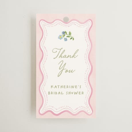 Bridal Shower Favor Tags