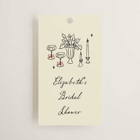 Bridal Shower Favor Tags