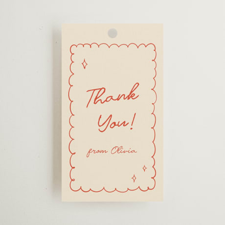 Bridal Shower Favor Tags