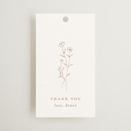 Bridal Shower Favor Tags