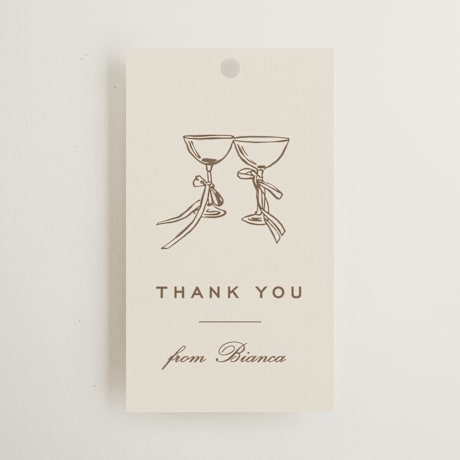 Bridal Shower Favor Tags